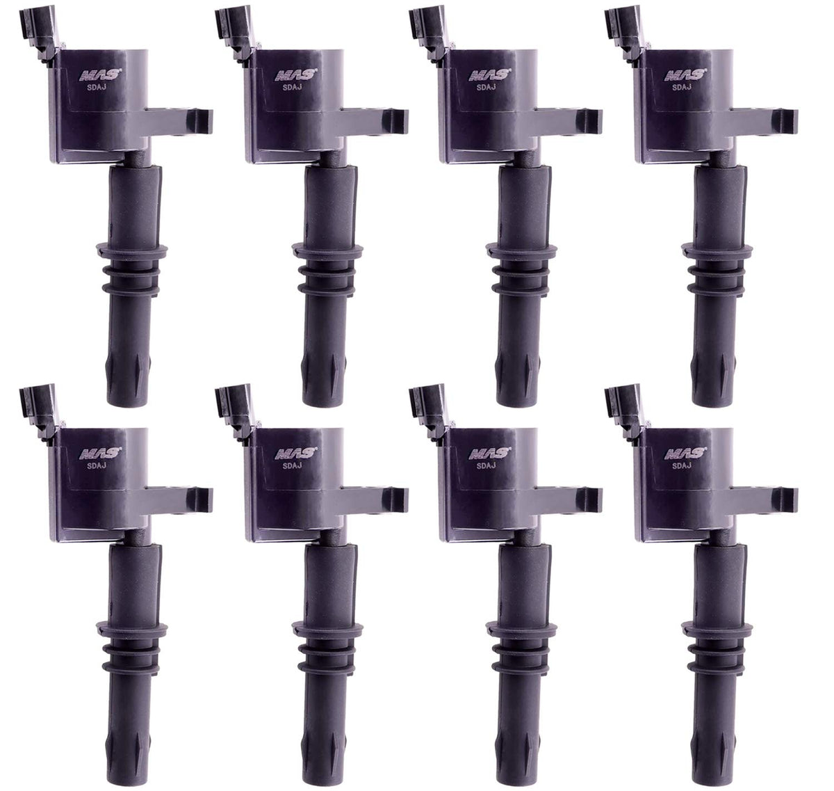 MAS Set of 8 Ignition Coils Compatible with Ford Expedition Explorer F150 F250 F350 Super Duty Lincoln Navigator Mark LT Mercury