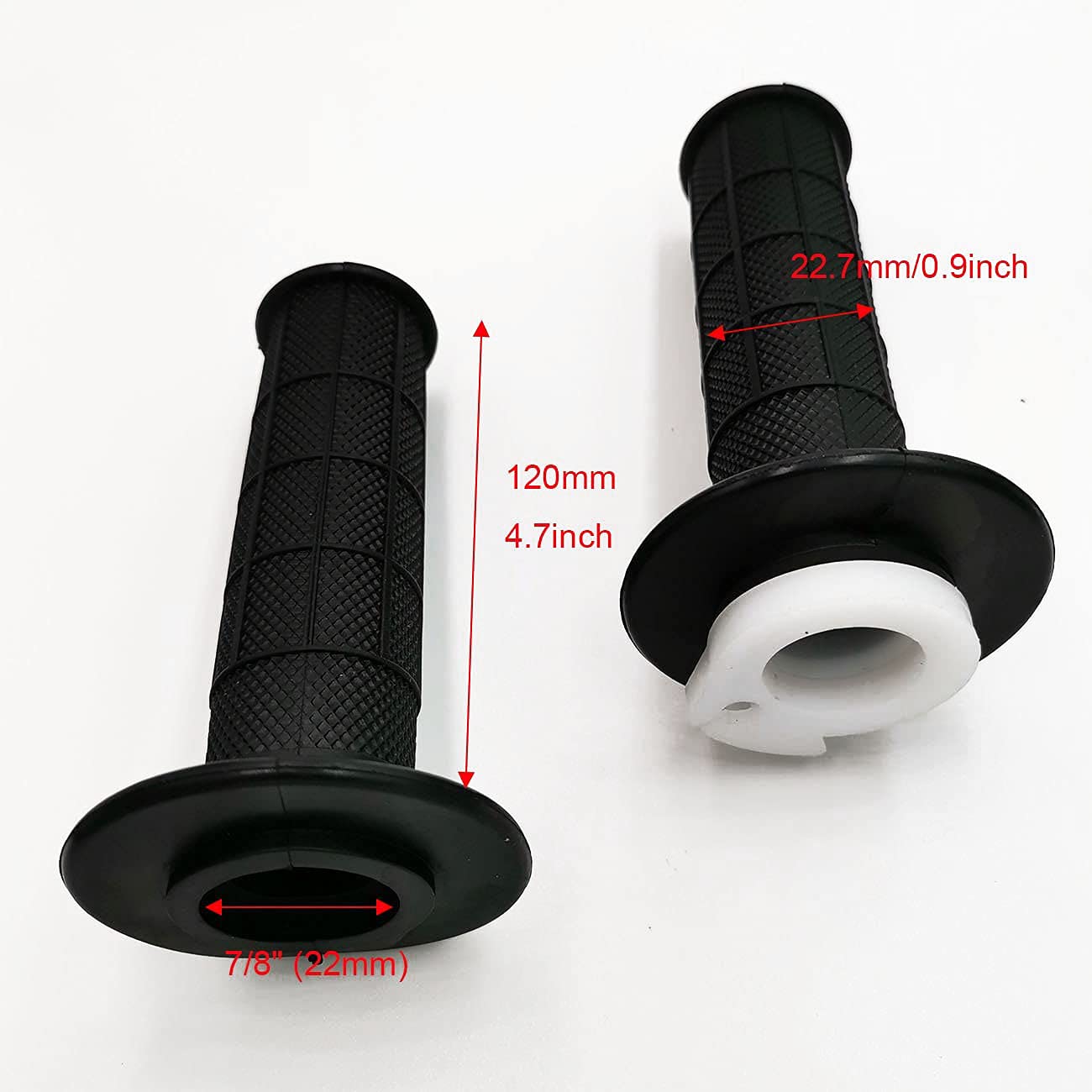 7/8'' (22Mm) Throttle Handle Grips Cable For Atv Quad Pit Bike Dirt Bike Baja Mini Bike Mb165 Mb200 90Cc 125Cc 150Cc 200Cc Colem