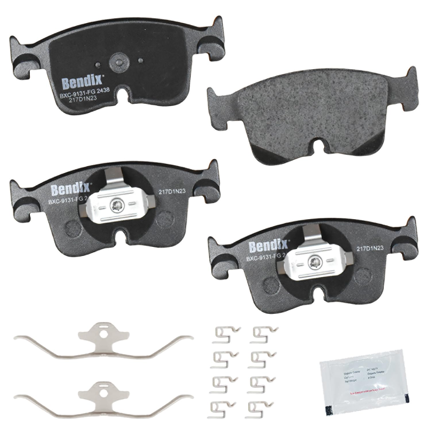 Bendix Priority1 Cfc2438 Ceramic Front Brake Pads For Audi A3 2023-2022, A3 Quattro 2023-2022