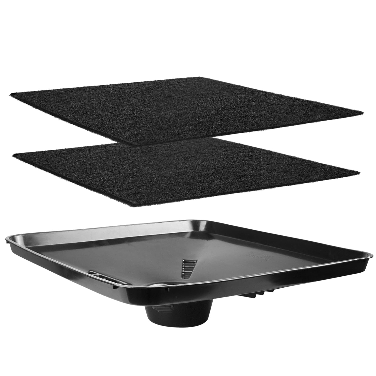 17892 Transmission Drain Pan for Lisle Oil Drains - 2 Pcs 22'' Oil Drain Splash Pad,Large Fluid Catch Pan Square Oil Drain Pan F