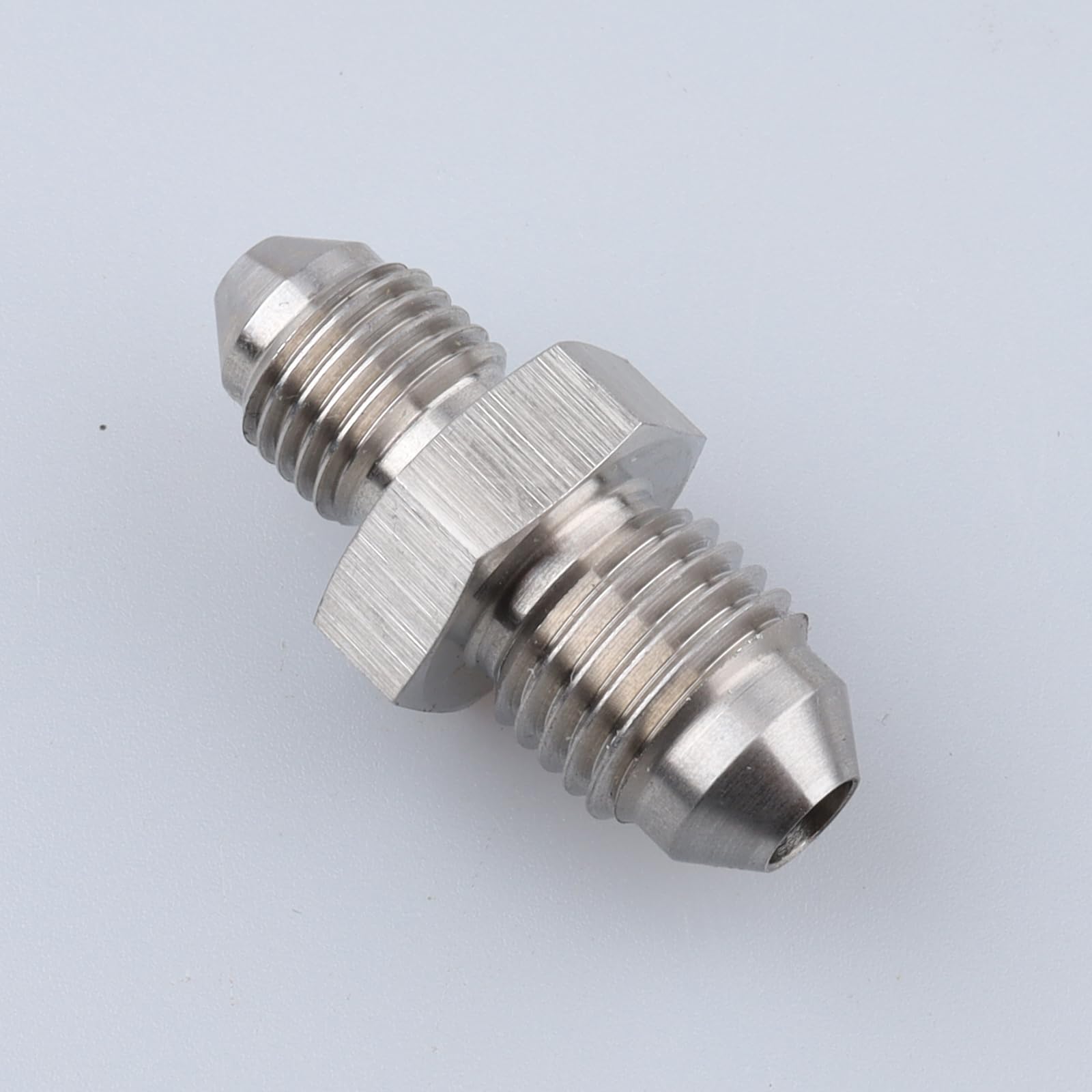 Ac Performance Stainless Steel Metric -3 An Male Flare To An4 Male Thread Union Brake Hose Fitting Adapter