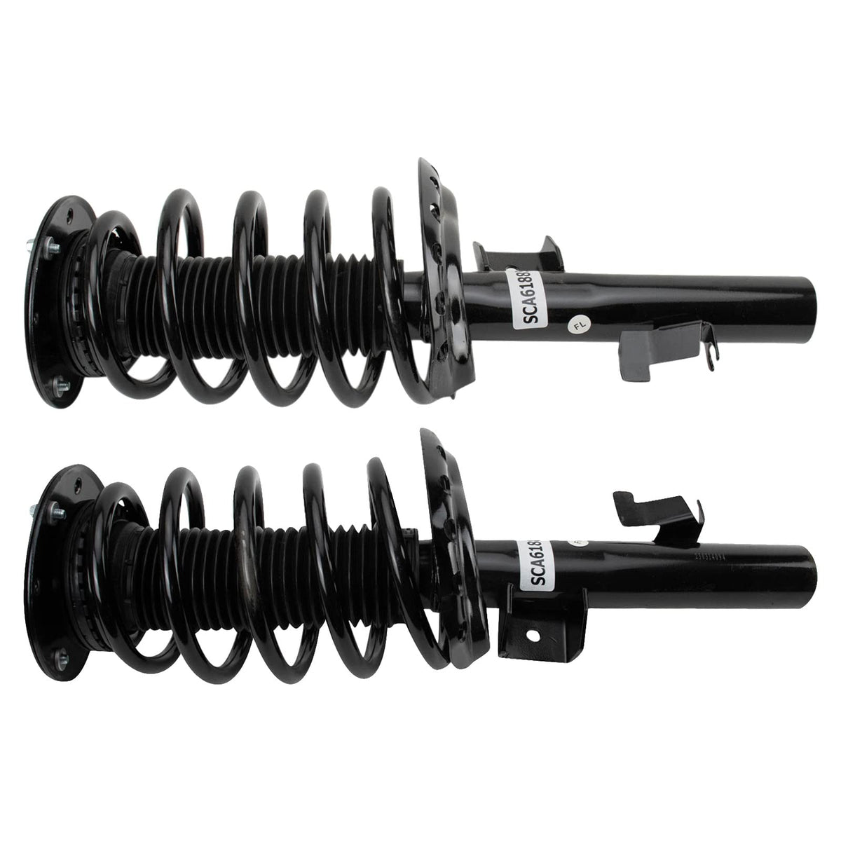 Trq Front Strut & Coil Spring Assembly Set Driver & Passenger Sides Compatible With 10-16 Volvo Xc60