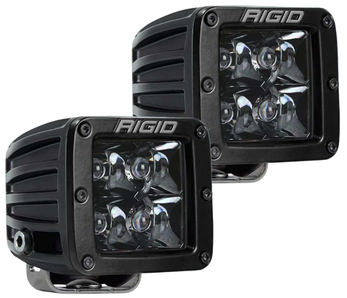 Rigid Industries - D-Series Midnight Edition - Spot - Set Of 2 (202213Blk)