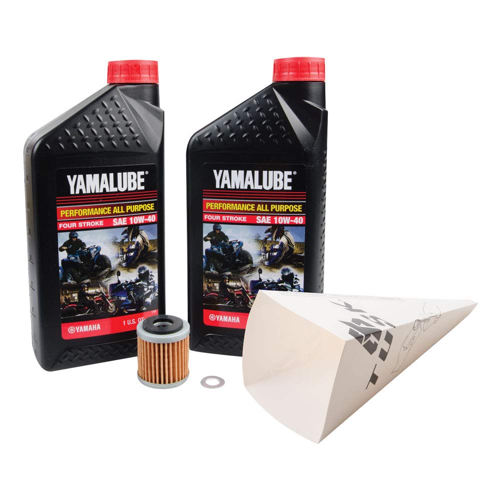 Tusk 4-Stroke Oil Change Kit For Yamalube All Purpose 10W-40 For Yamaha Yz250F 2003-2018