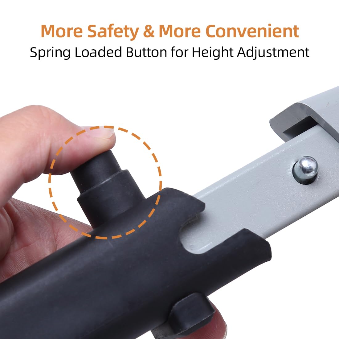 Homeon Wheels 19 X 14.5 Large Rv Step Stool, 1,500Lbs Adjustable Height Aluminum Folding Platform Step Sheath Non-Slip Rubber Feet, Reflective Stripe, Handle, Rv T Level Rv Steps