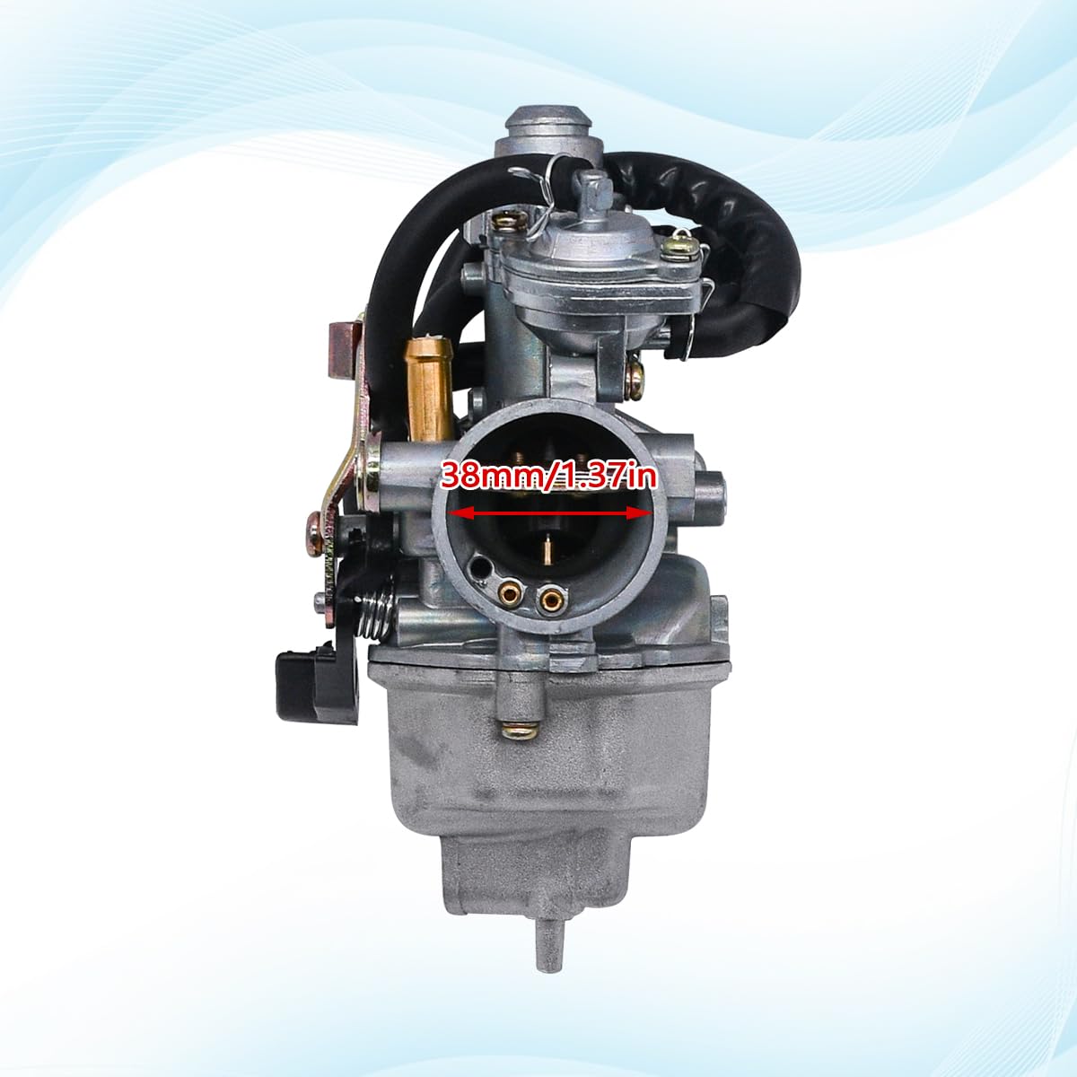 Jdllong Carburetor For Honda Trx 250 Recon 250 Trx250Te Trx250Tm 1997-2001 2002-2007 With Fuel Tank Petcock Valve & Air Filter