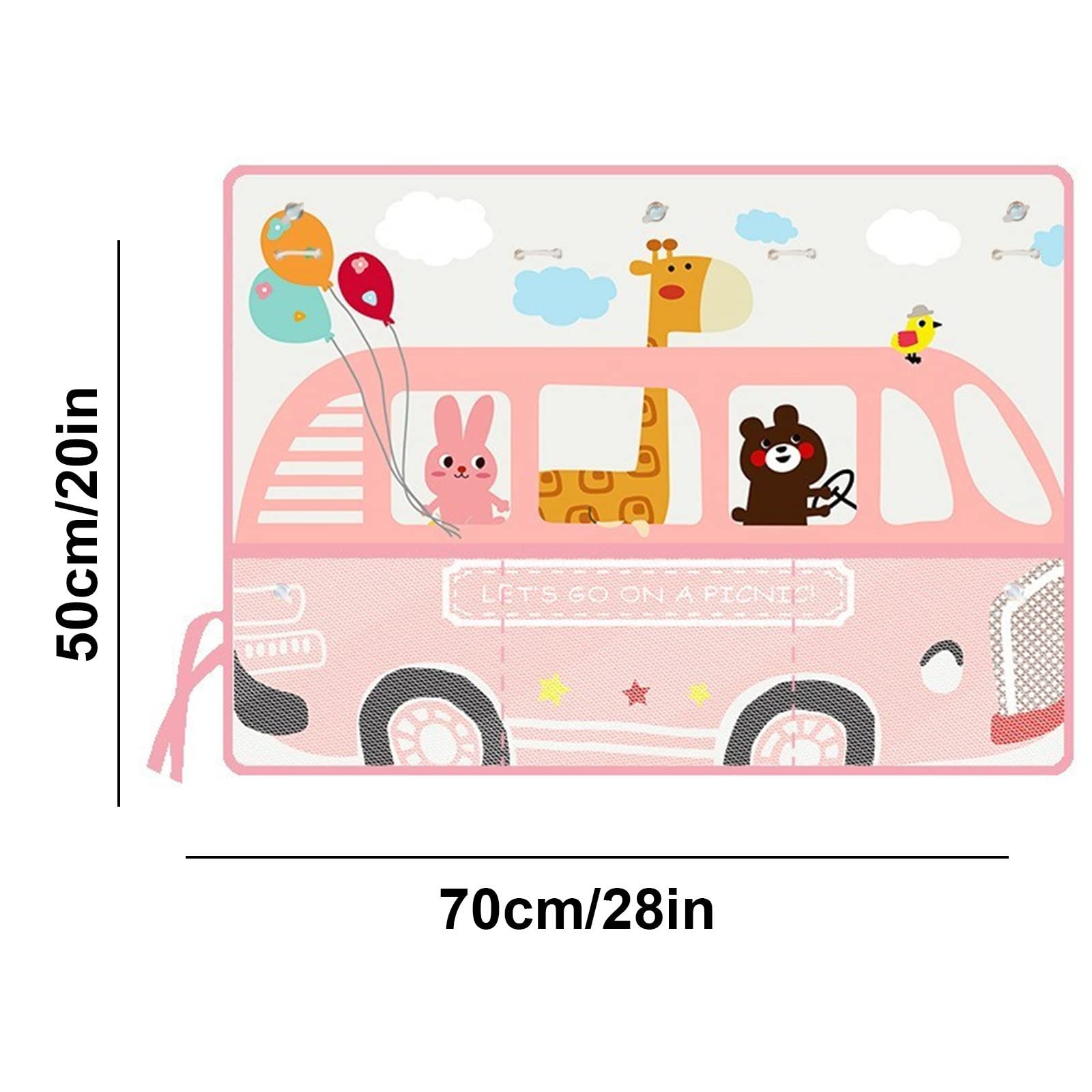 Car Sun Shade For Baby Kids Children 2 Pack Car Side Window Curtain Protector Protects From Sun Glare Heat Blocks Uv Rays Glare Car Interior Sun Blocker Blind (Pinkbus)
