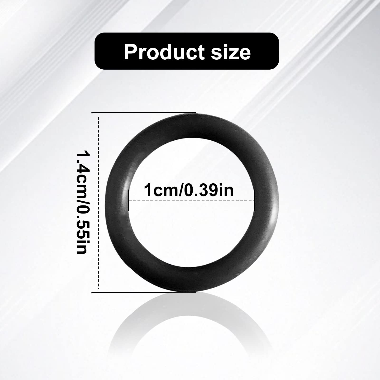 50Pcs Oil Drain Plug O-Ring, Nitrile Rubber O Ring Gasket Ring, Motorcycle Drain Plug O-Rings, Compatible With Harley Davidson Oil Drain Plug Oring(Black)