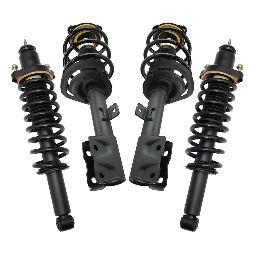 Trq Front And Rear Strut & Coil Spring Assembly Set Driver & Passenger Sides Compatible With 11-17 Jeep Compass