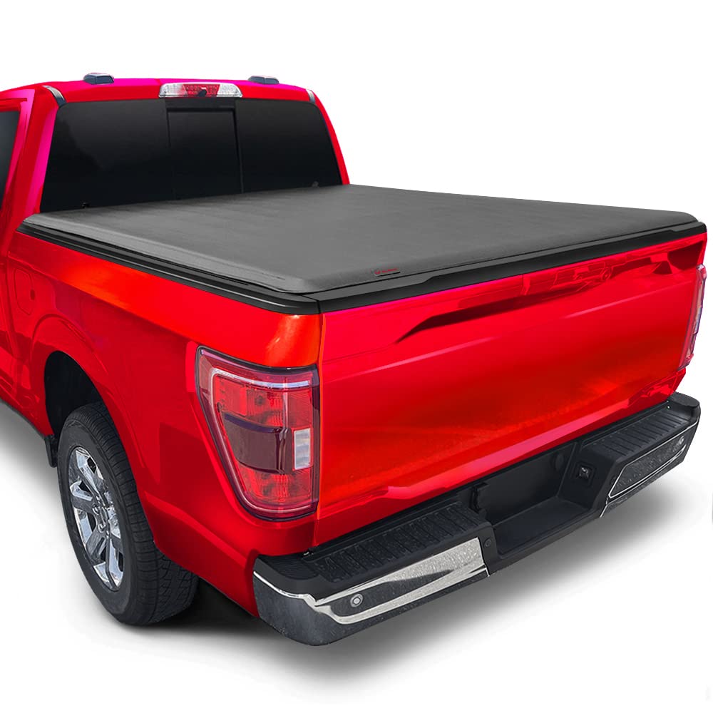 Maxmate Soft Roll-Up Truck Bed Tonneau Cover Compatible With 2004-2008 Ford F-150; 2005-2008 Lincoln Mark Lt | Fleetside 5.5' (6