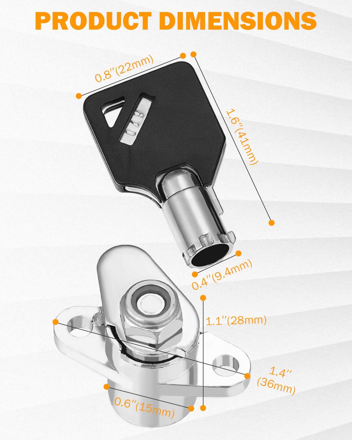 PBYMT 2 Keys Saddlebag Lock Set Saddle Hard Bag Compatible for Harley Touring Road King Electra Glide Street Glide Tour Gide 199