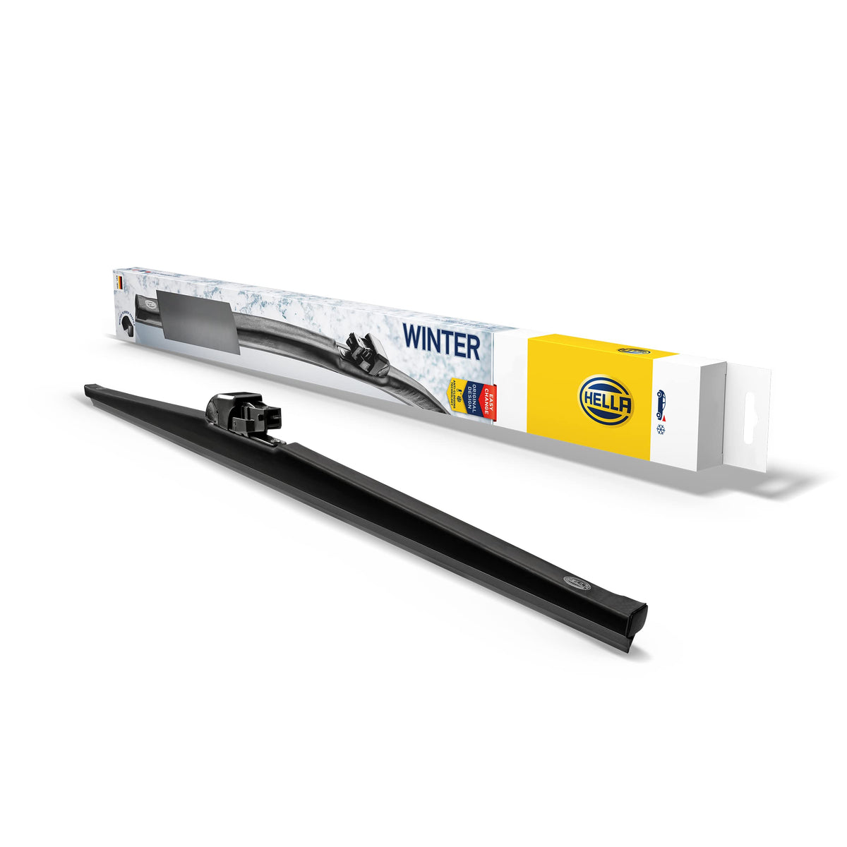 Hella Oe Quality 24 Inch Winter Rubber Wiper Blade (Single Blade) Fits Select Domestic, Asian And European Vehicles / 358004241