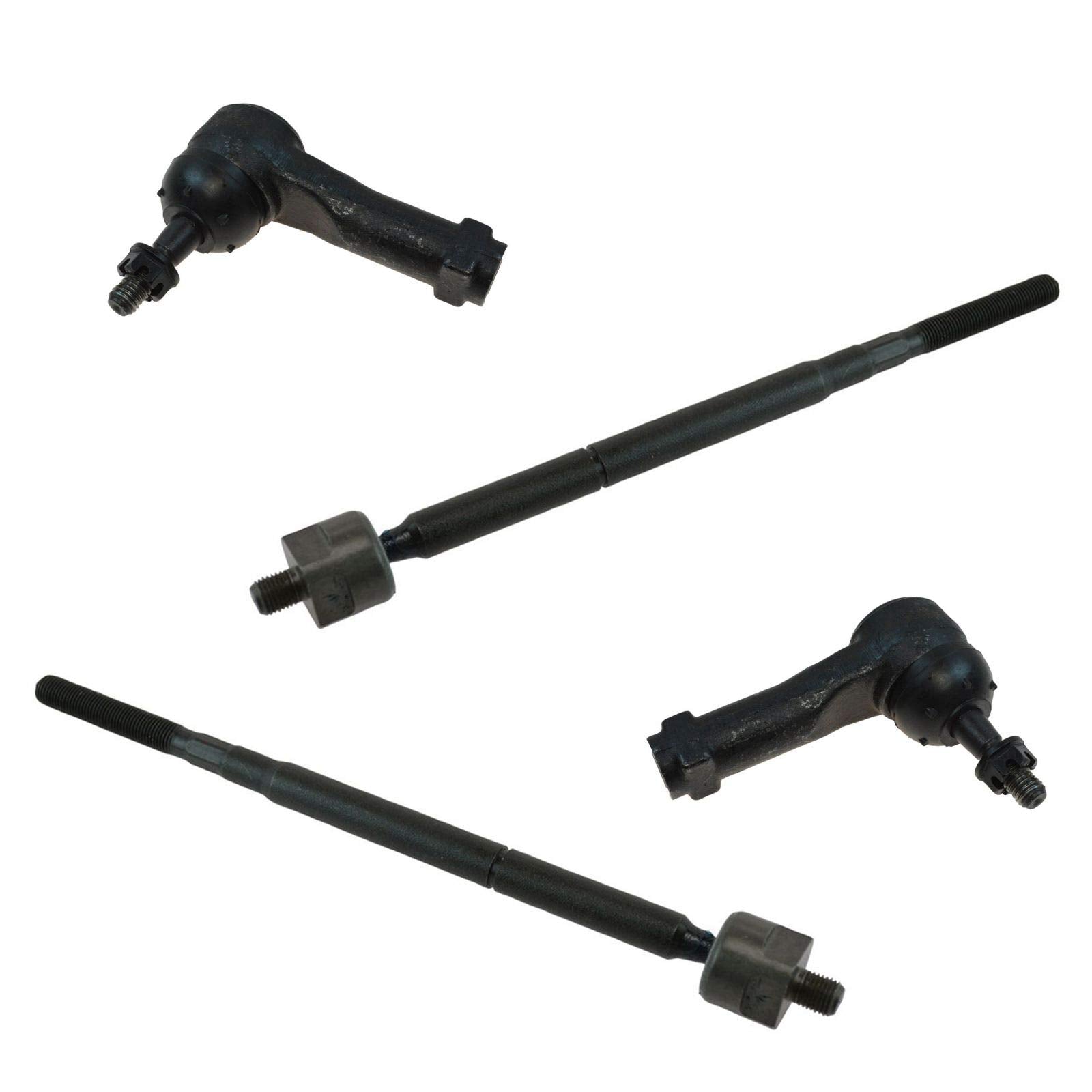Trq Front Tie Rod Set Compatible With 2005-2007 Chevrolet Equinox 2006-2007 Pontiac Torrent