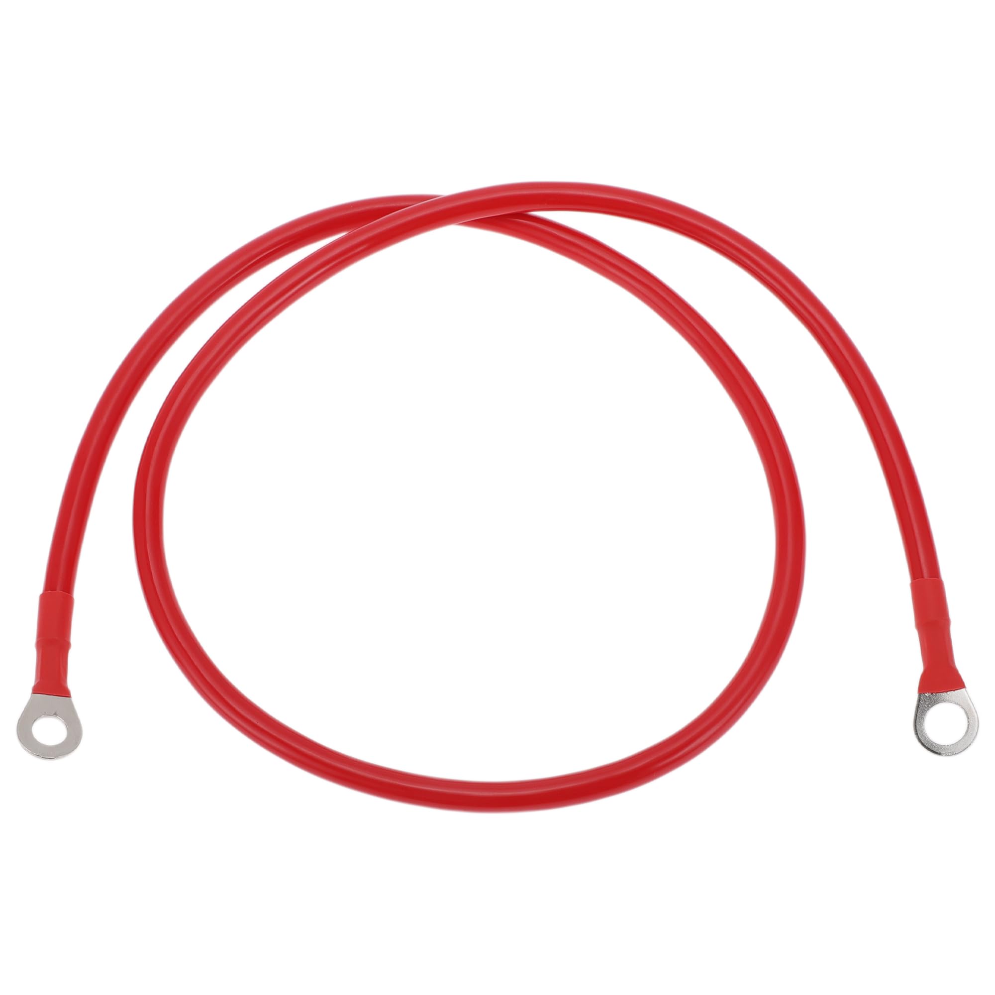 VekAuto 1 Pc Battery Inverter Cable 6 AWG Gauge 3FT 3/8'' Lug 5/16'' Lug Battery Cable Universal for Car Vehicle Boat RV Solar T