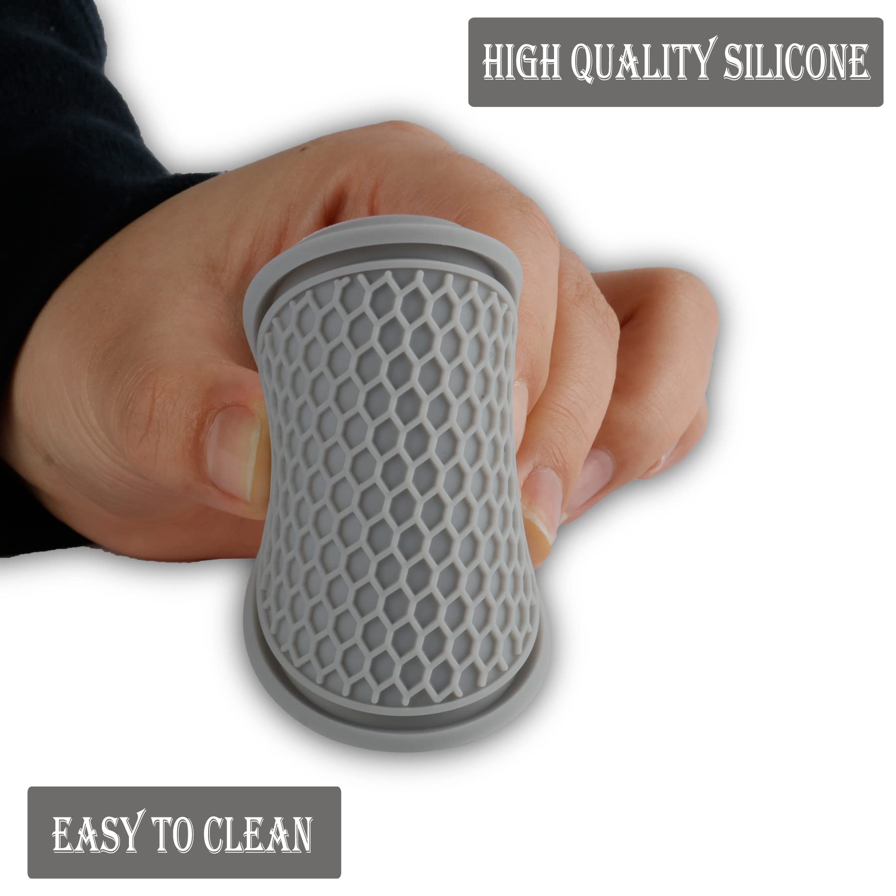 Singaro Car Cup Coaster, 4Pcs Universal Non-Slip Cup Holders Embedded In Ornaments Coaster, Car Interior Accessories, Gray