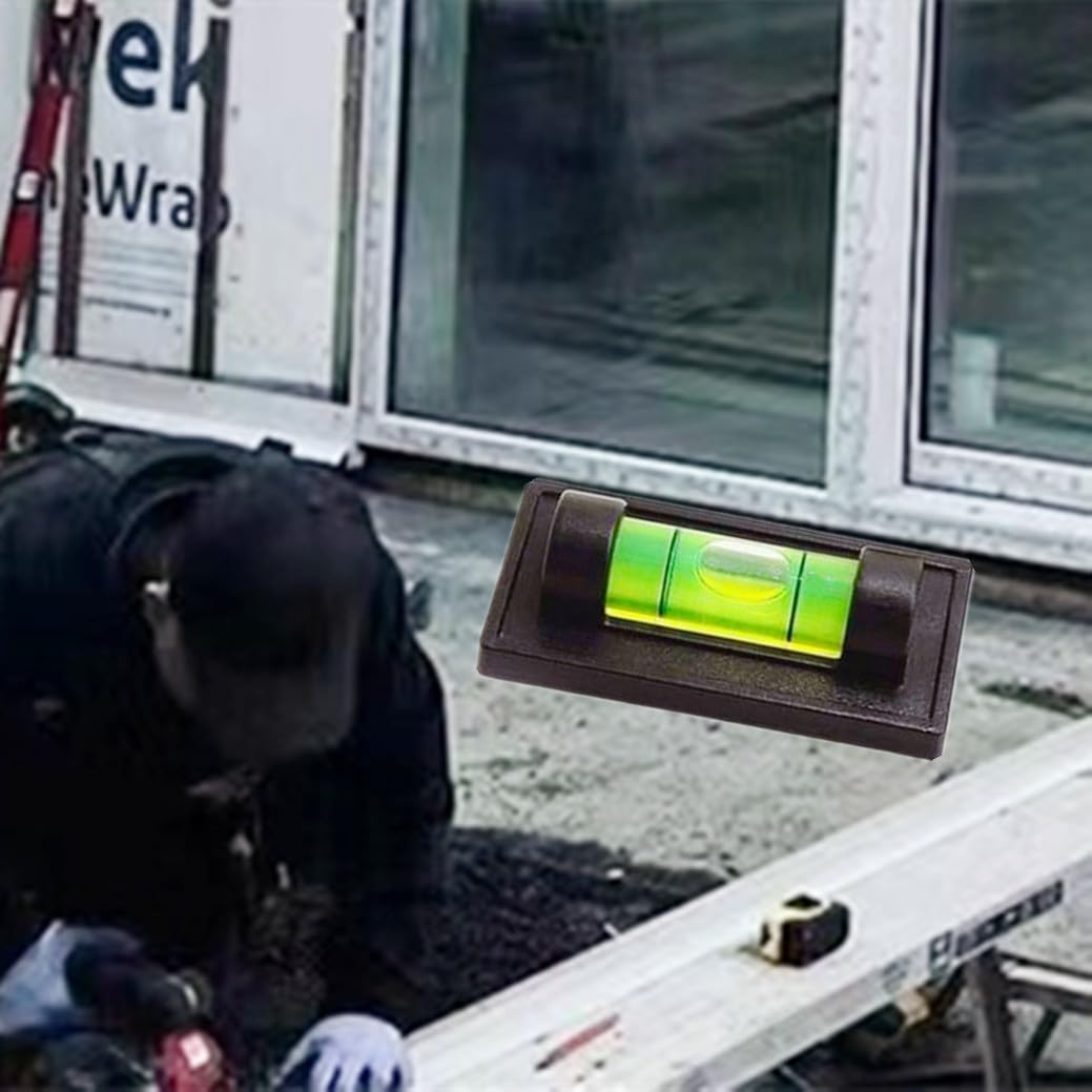 Woyisepg 4Pcs Magnetic Bubble Spirit Level Rv Standard Levels Magnet Rv Levelers Tool For Rv Camper, Travel Trailer, Motorhome,