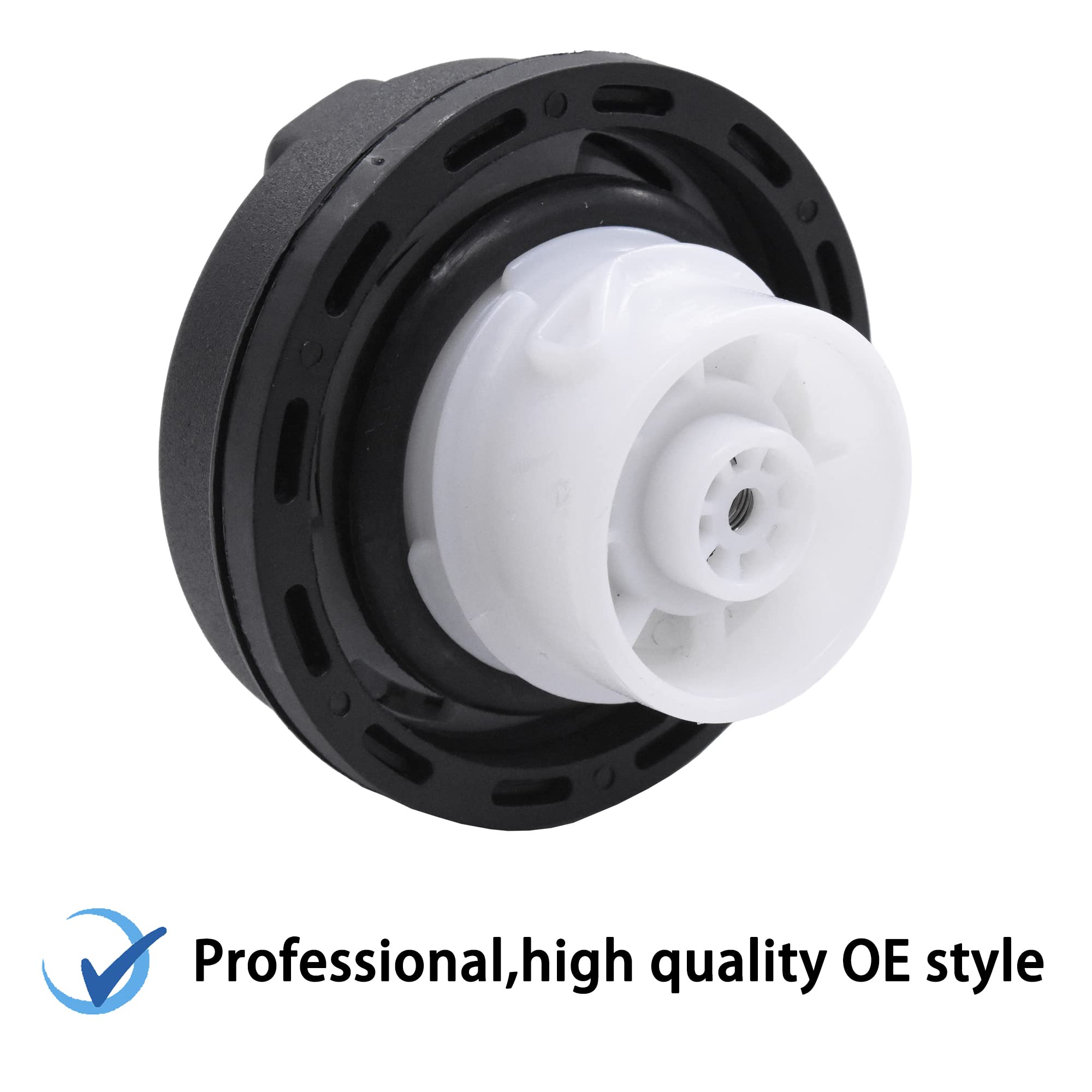 SEEBOO Locking Gas Cap for Dodge & Ram, Black Plastic, Model SEBO-043, Fits 1500 2500 3500 Journey Charger Dakota Dart Avenger