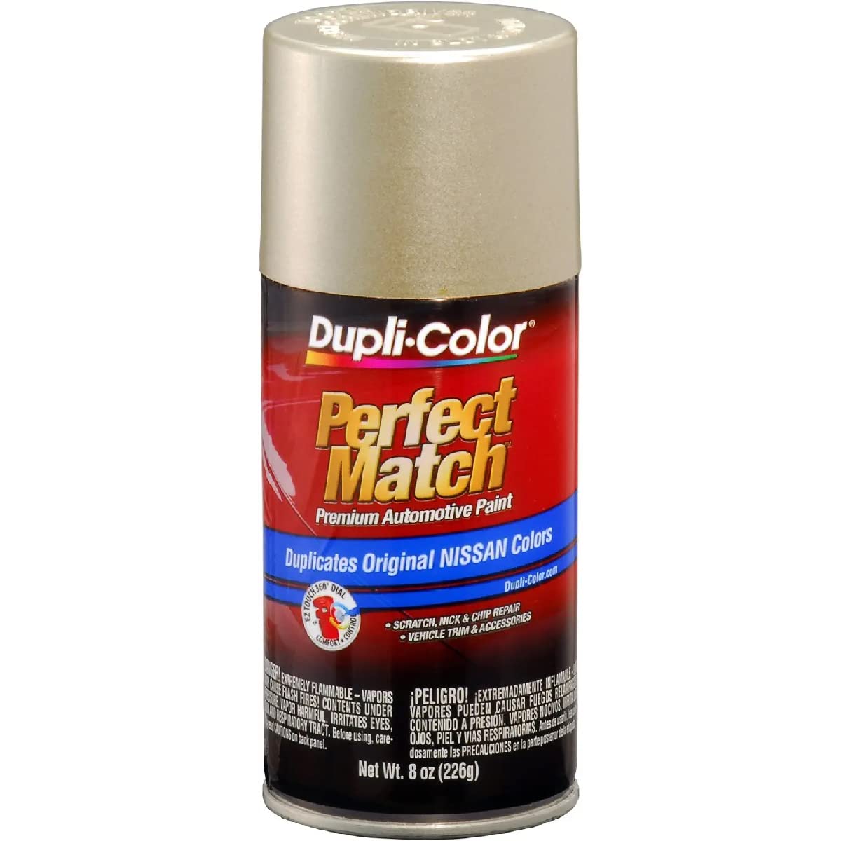 Dupli-Color EBNS05937 Perfect Match Automotive Spray Paint - Nissan Sunlit Sand, EV0-8 oz. Aerosol Can