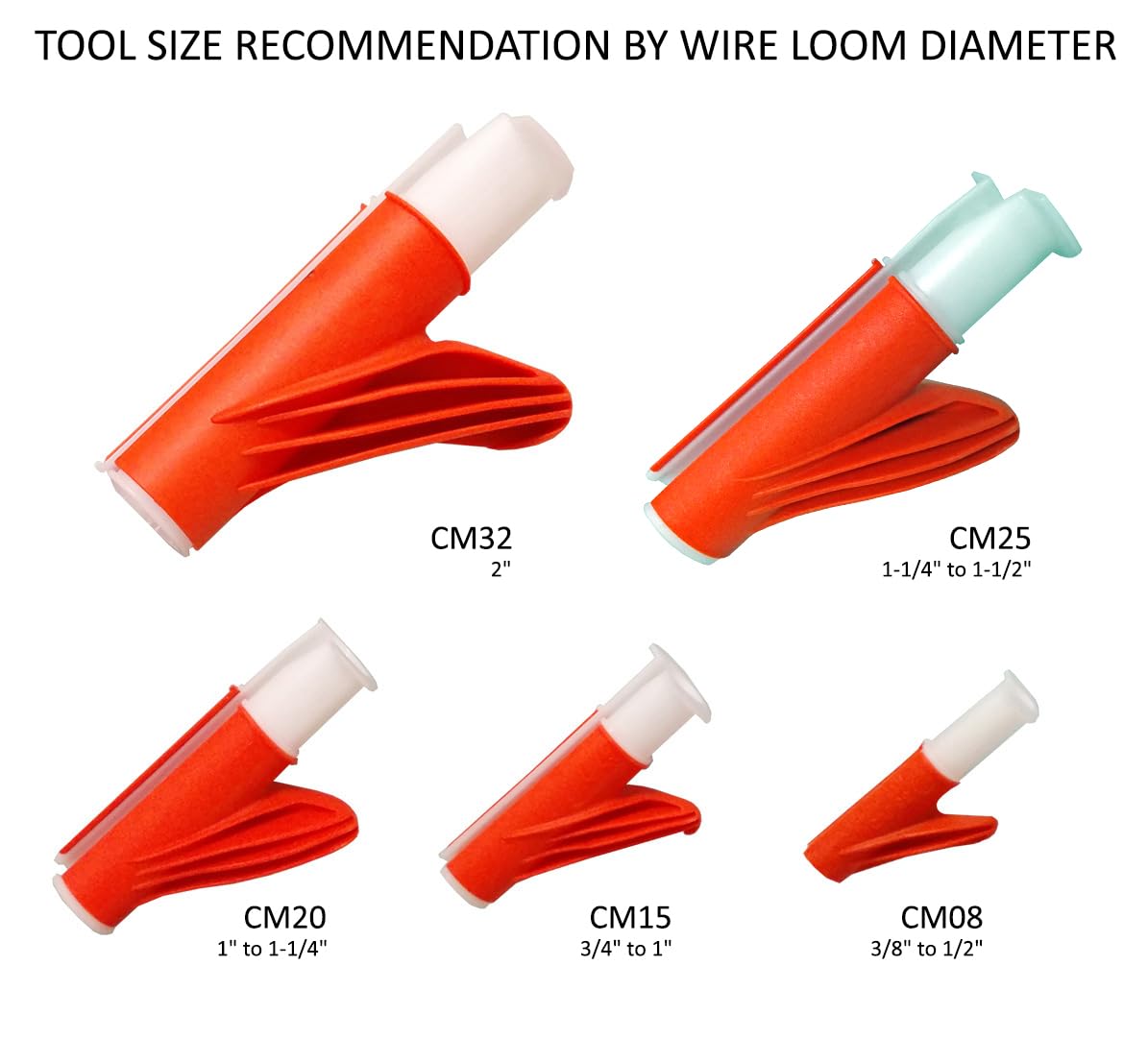 Electriduct Wire Loom Cable Insertion Tool For 3/4'' To 1'' Conduit Sleeving Installation - Model Cm15