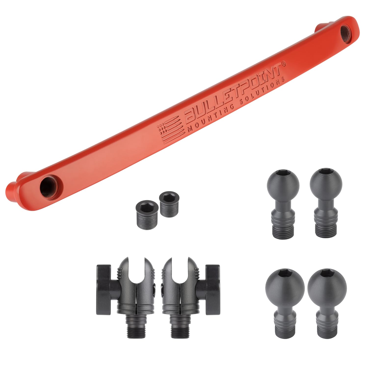 Bulletpoint Mounting Solutions Metal Grab Bar Insert Replacement With 2 Mounting Points Compatible With 2011-2018 Jeep Wrangler 