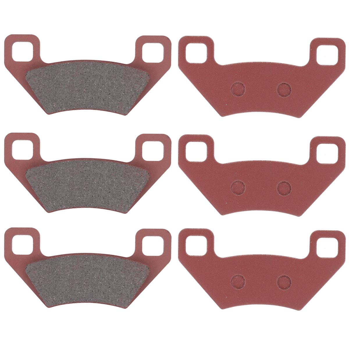 Motoku Front & Rear Brake Pads For Arctic Cat 300 366 400 450 500 4X4 Prowler Xt 550 650 Xtx 700 Efi 750 Xtz 1000