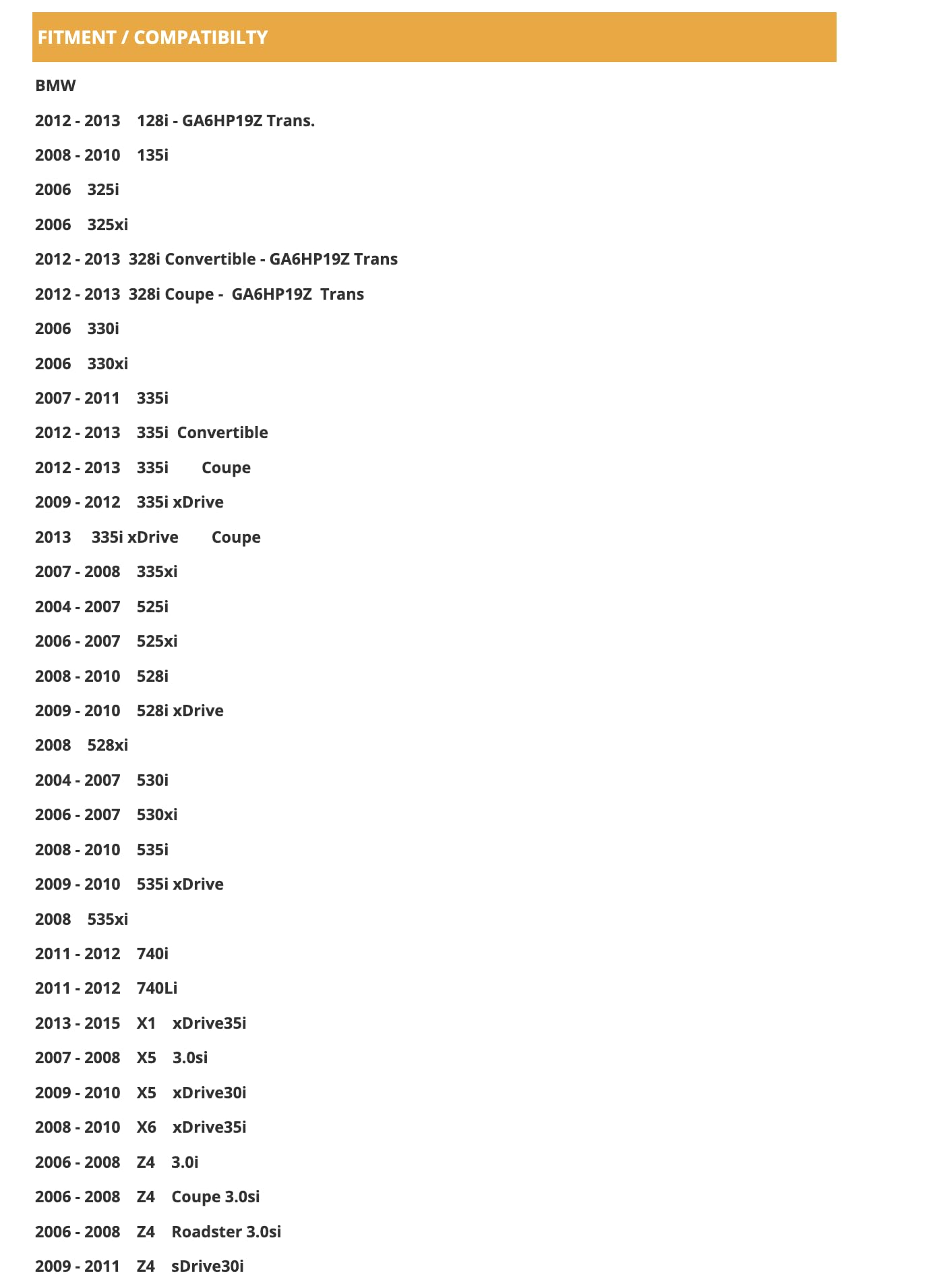 Complete Auto Transmission Service Kit 9L ATF, Pan Filter Assembly, Seals & Bolts for BMW select models 6HP19