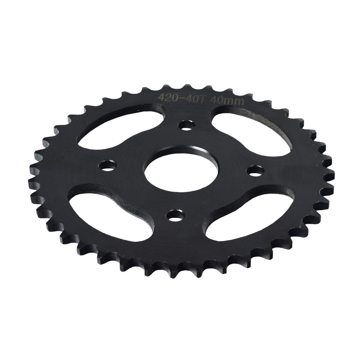 Alveytech #40/41/420 Chain 40 Tooth Rear Sprocket - Compatible Replacement Fits 79Cc Gas Mini Bike, 3-Wheel Trike, Go-Kart, Atv,