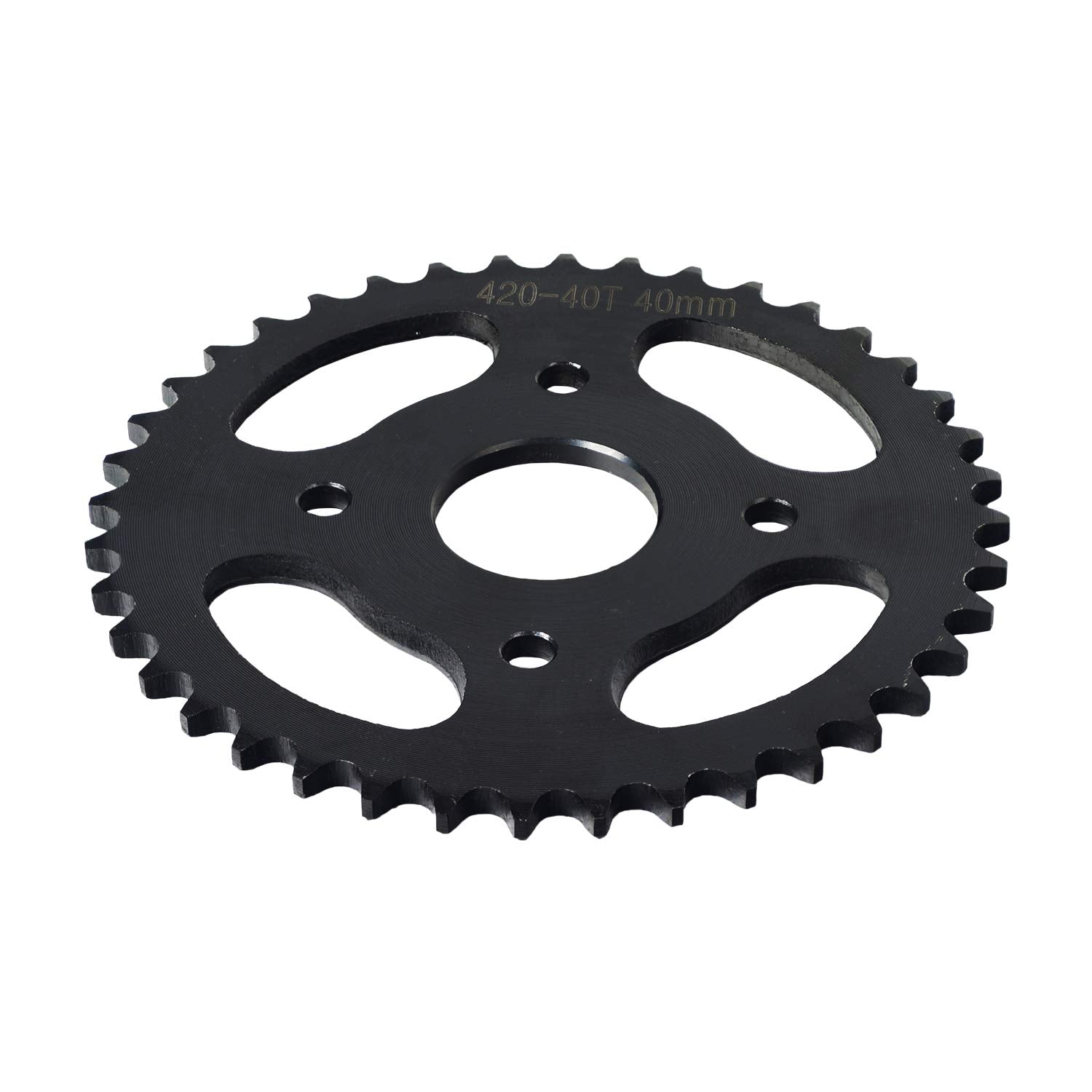 Alveytech 40/41/420 Chain 40 Tooth Rear Sprocket - Compatible 40 Chain Sprocket Replacement Fits 79Cc Gas Mini Bike, 3-Wheel Trike, Go-Kart, Atv, Quad 4-Wheeler Parts, Motorized Bicycle