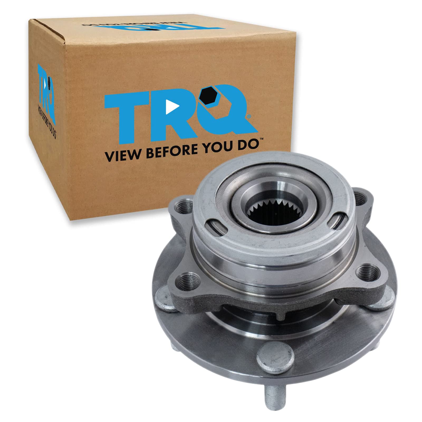Trq Front Left Right Wheel Hub Bearing Assembly Driver Passenger Side Compatible With 2004-2006 Infiniti G35