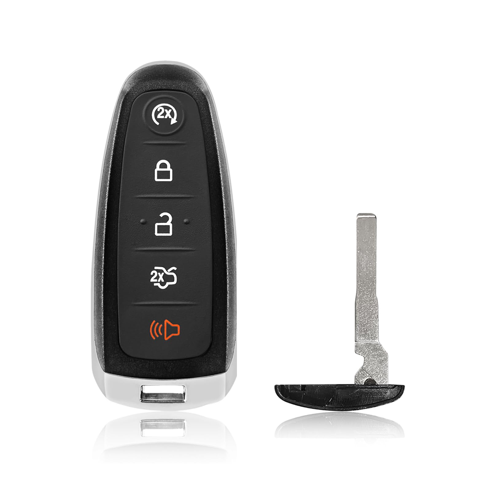 Keylessbest Replacement for 2017 2018 2019 2020 Ford Escape Titanium Focus C-max Maverick Key Fob Remote Control M3N5WY8609 5 Bu