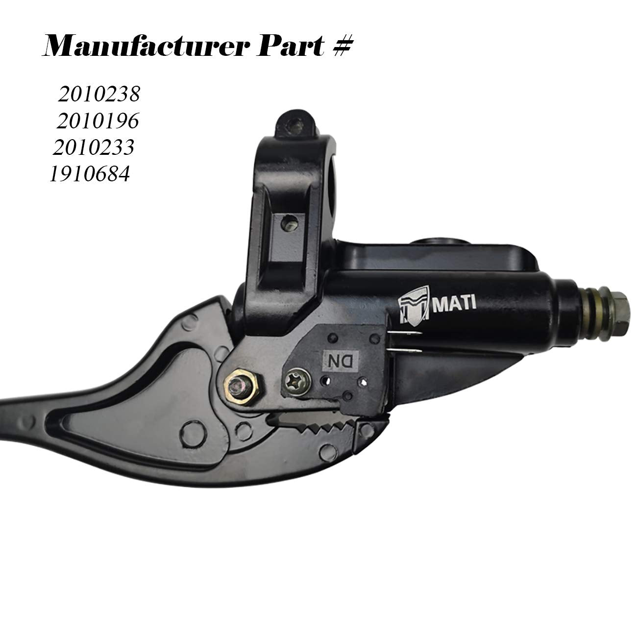 M Mati Left Front Brake Master Cylinder Replacement For Polaris Sportsman 400 450 500 600 700 800 Magnum 325 330 500 Scrambler 500 Atp 330 500 Diesel 455 Trail Blazer 250 330 400 Trail Boss 325 330
