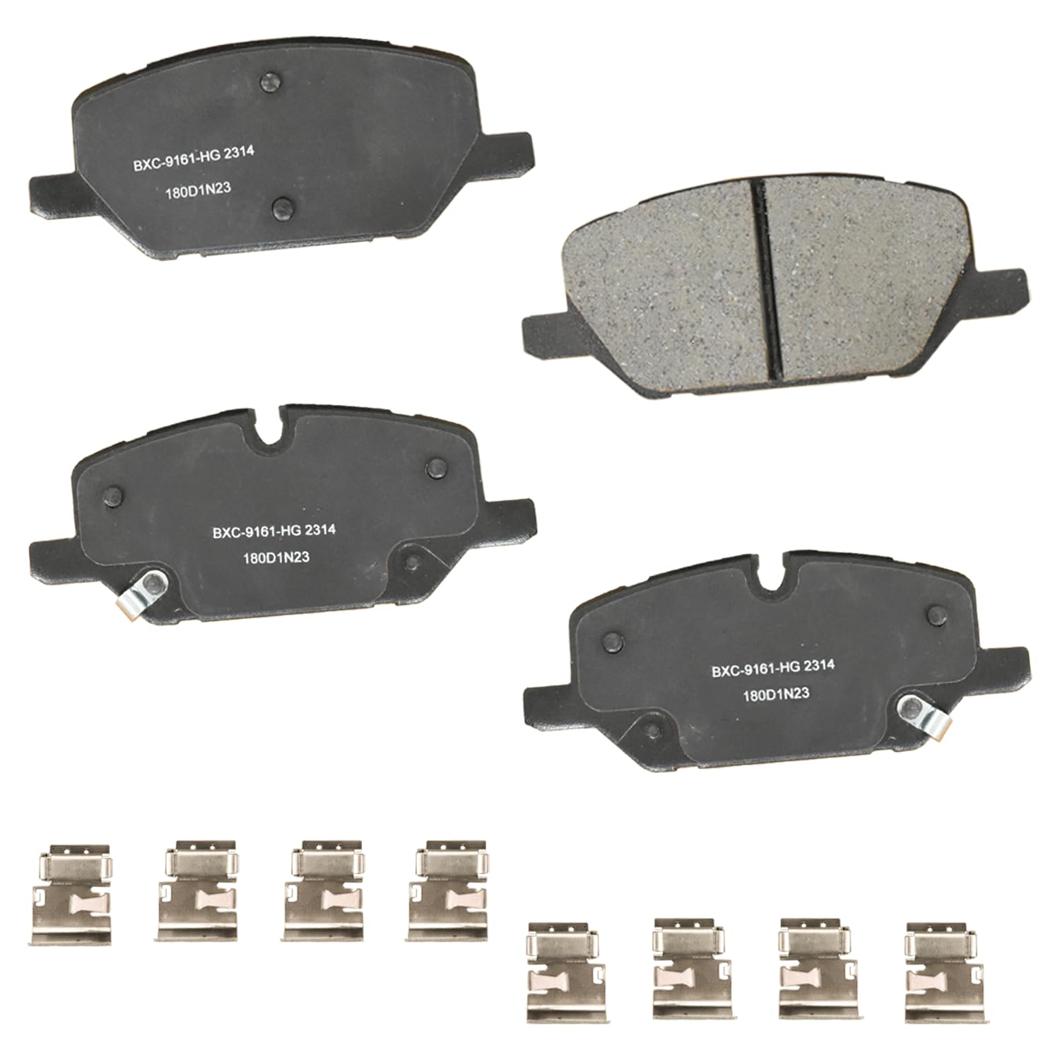 Bendix Premium Sbc2314 Ceramic Front Brake Pads For Buick Envision 2023-2021, Cadillac Ct4 2022-2021, Ct5 2022-2020, Xt4 2022-20