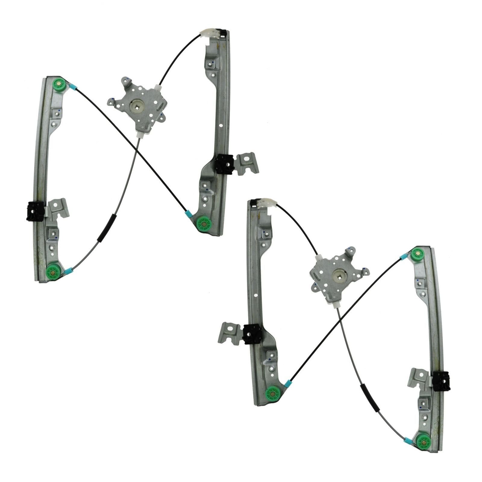 Trq Front Power Window Regulator Set Compatible With 2002-2006 Nissan Altima