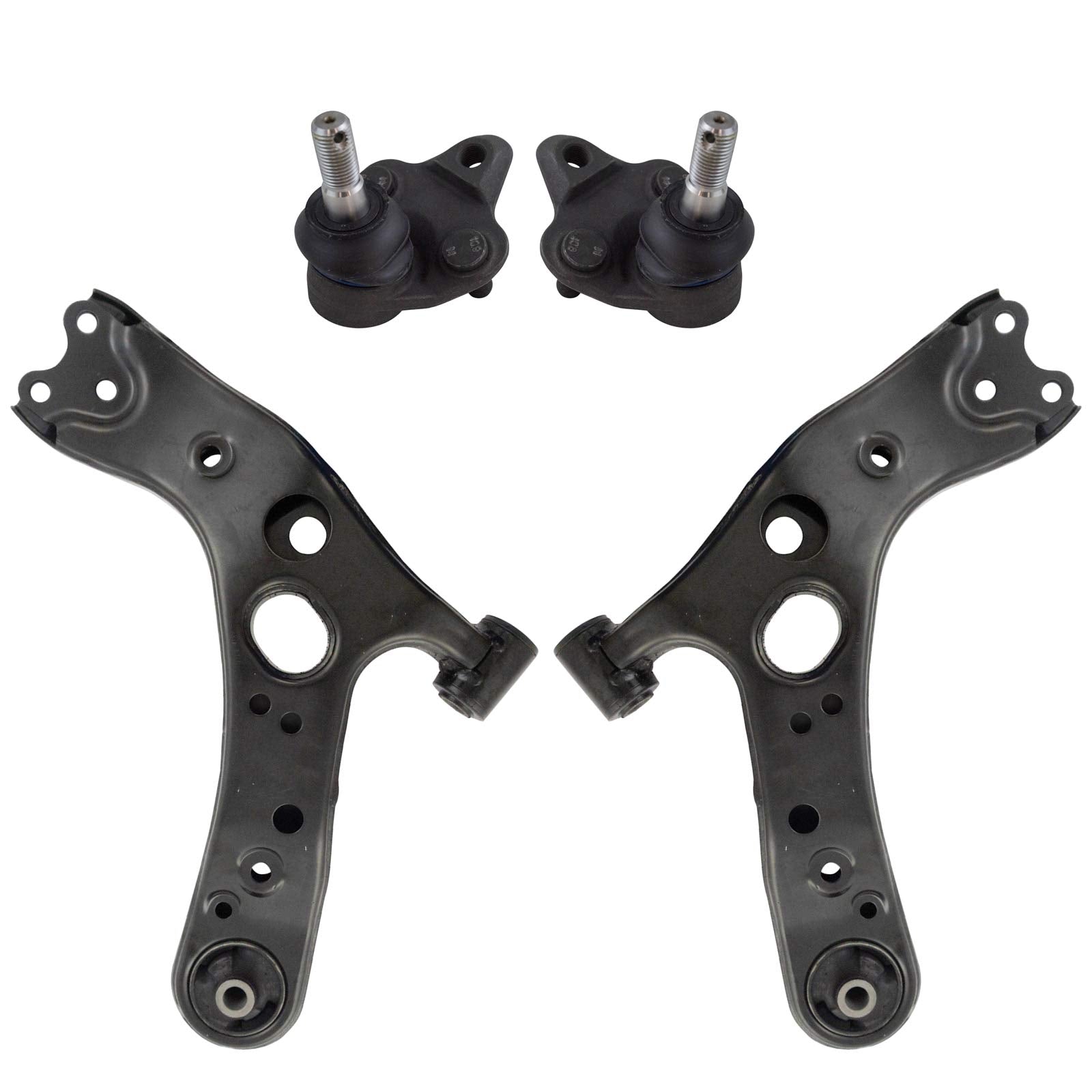 TRQ Front Lower Control Arm with Ball Joint Set Compatible with 2011-2017 Lexus CT200h 2010-2015 Toyota Prius 2012-2015 Prius Pl