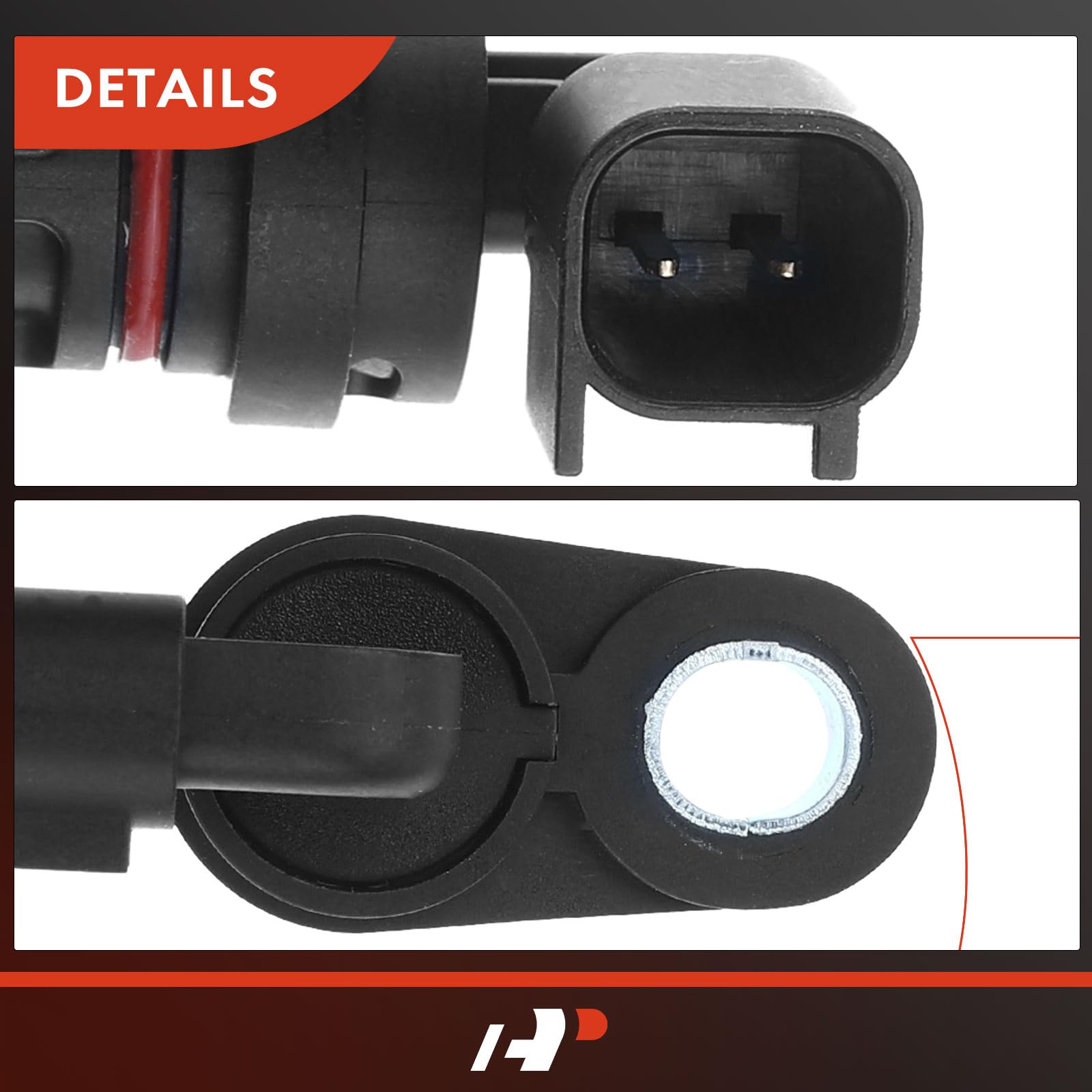 A-Premium ABS Wheel Speed Sensor Compatible with Ford & Lincoln Models - for F-150/250/350, F-250/350/450/550 Super Duty, F53, F650, F750, Lobo, Mark LT - Replace# 4L3A9E731AA, 6L3Z9E731A