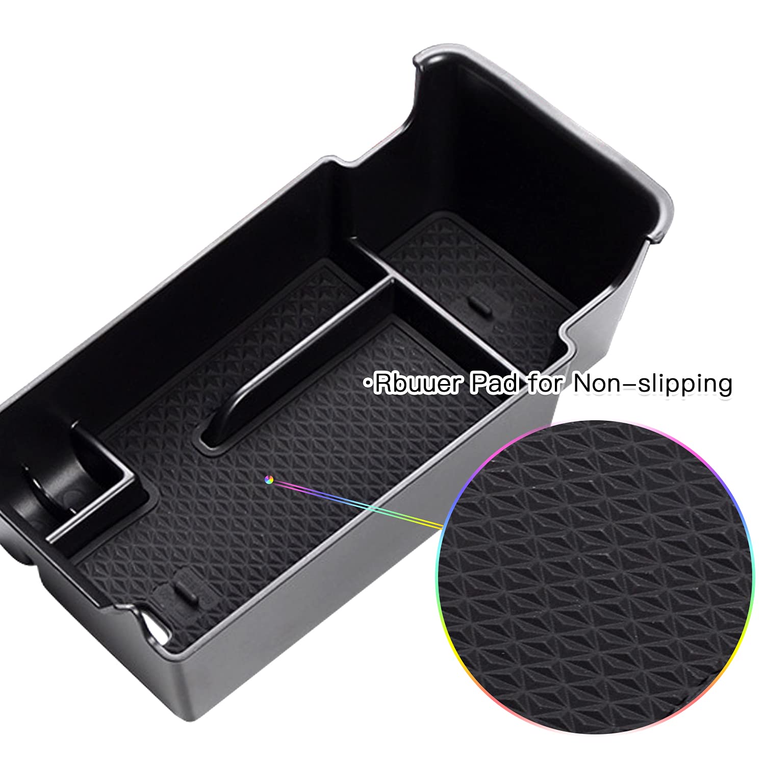 SKTU 2021 2022 2023 Buick Envision Center Console Organizer Insert ABS Black Materials Tray Buick Envision 2022 2023 Accessories