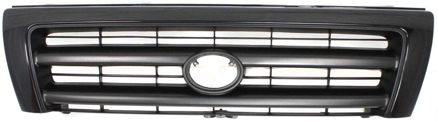 Garage-Pro Grille Assembly Compatible With 1997-2000 Toyota Tacoma Painted Black Shell and Insert Plastic Grille