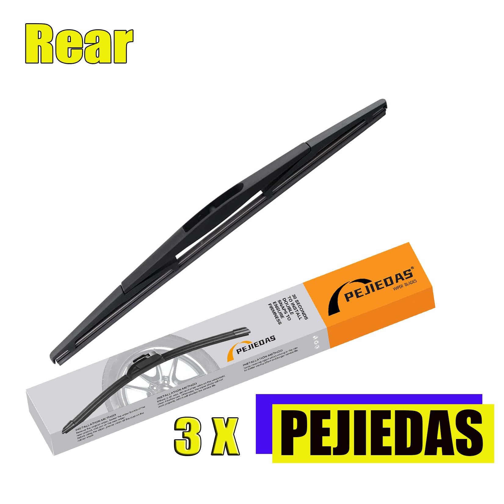 3 Wiper Blades For Subaru Forester 2019 2020 2010 2022, Front Wiper Blades + Rear Wiper Blades, Oe Original Style (26 + 17 + 14 - Pack Of 3)