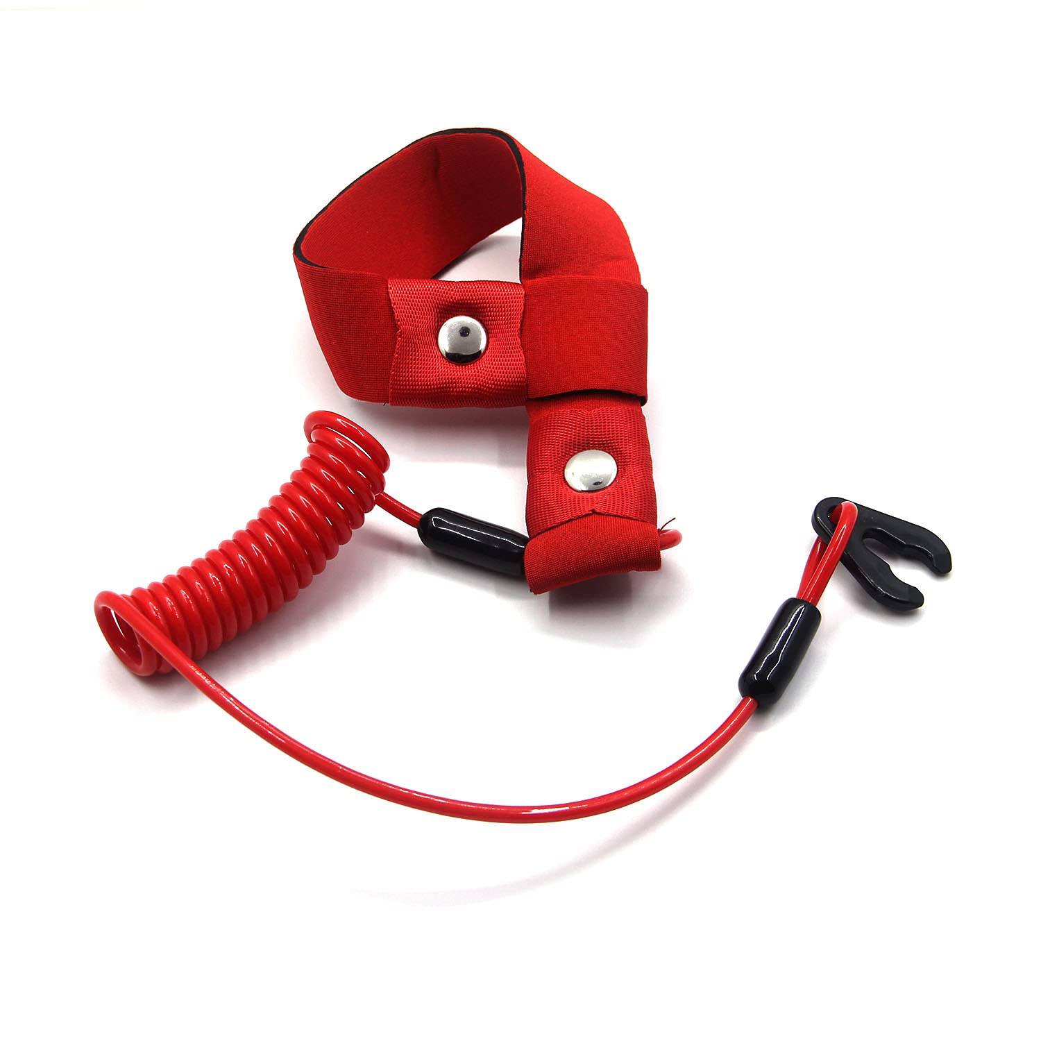 RKURCK Stop Kill Safety Lanyard Emergency Tether Cord with Wrist Strap for EW2-68348-00-00 all Yamaha Jet Ski WaveRunner WaveVen