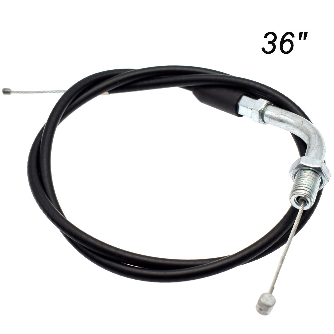 Riyitauto Twist Throttle and 36'' Cable Handle Grip Kill Switch Set for 7/8'' 22mm Handlebar 49cc 66cc 80cc Engine Motorized Bic