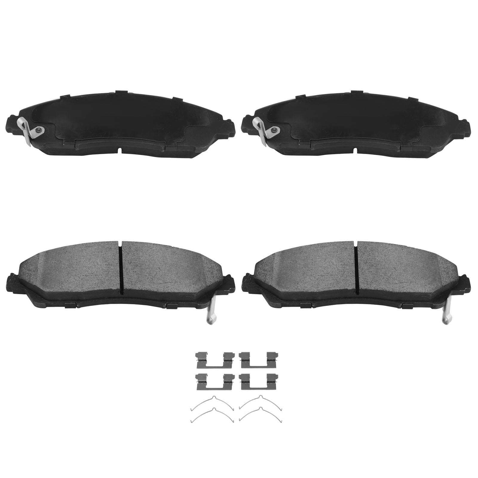 Automuto 4Pcs Front Ceramic Disc Brake Pads Set D1723 For Acura Mdx 2014-2020,For Honda Pilot 2016-2022,For Honda Ridgeline 2017