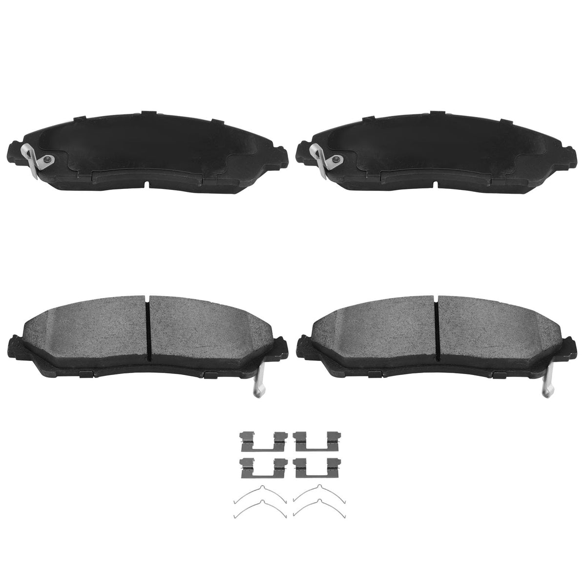 Automuto 4Pcs Front Ceramic Disc Brake Pads Set D1723 For Acura Mdx 2014-2020,For Honda Pilot 2016-2022,For Honda Ridgeline 2017