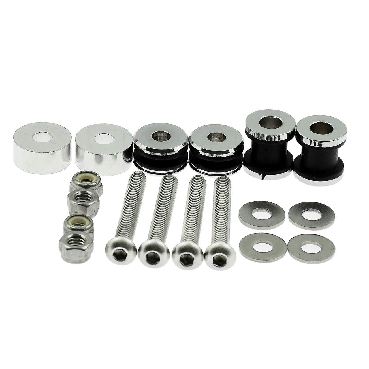 XYZMT Harley Docking Hardware Kit - Chrome Aluminum Fit for Softail Fatboy Heritage Low Rider 1984-2022