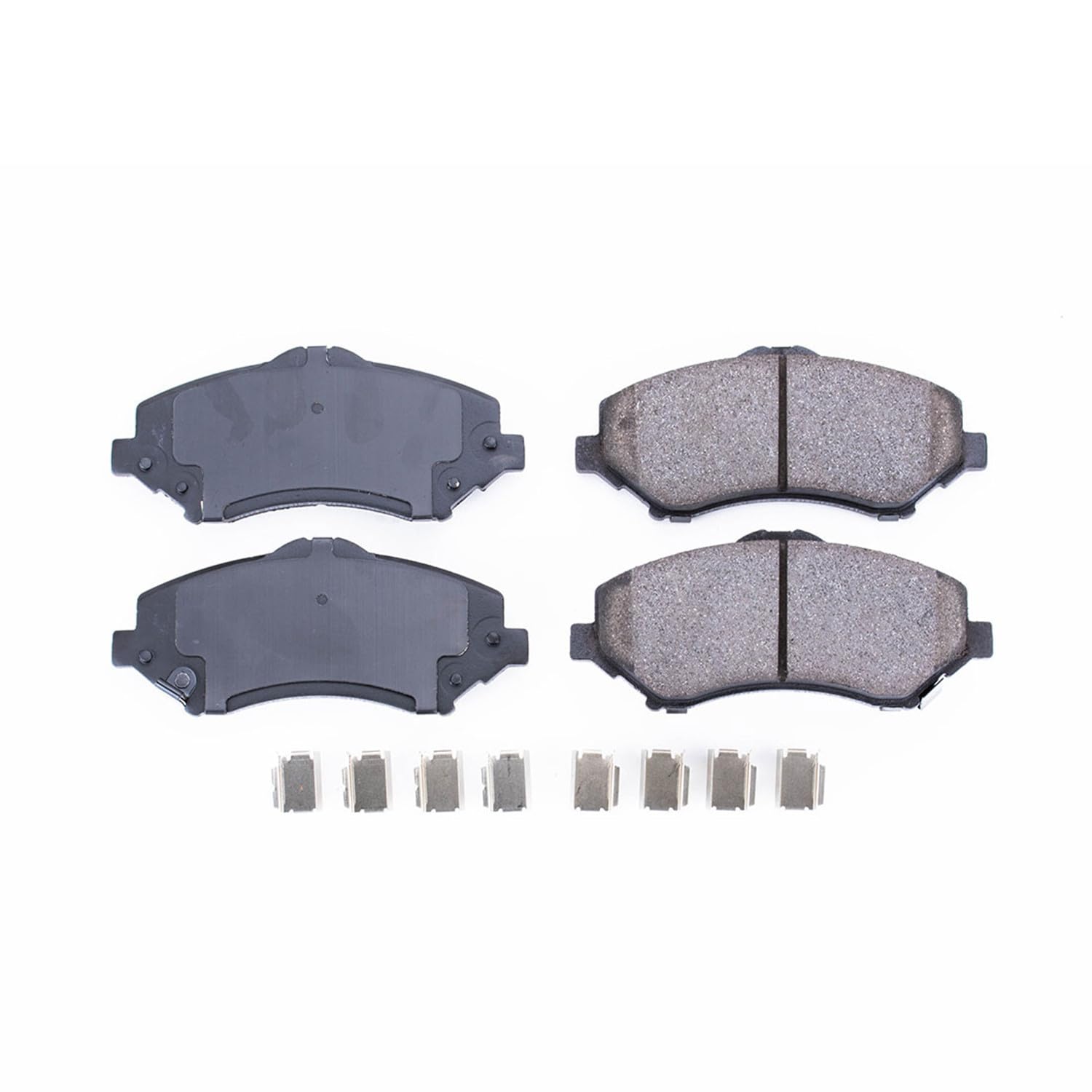 Power Stop 17-1273 Front Z17 Ceramic Brake Pads with Hardware For Town & Country | Grand Caravan Journey Nitro | Liberty Wrangle