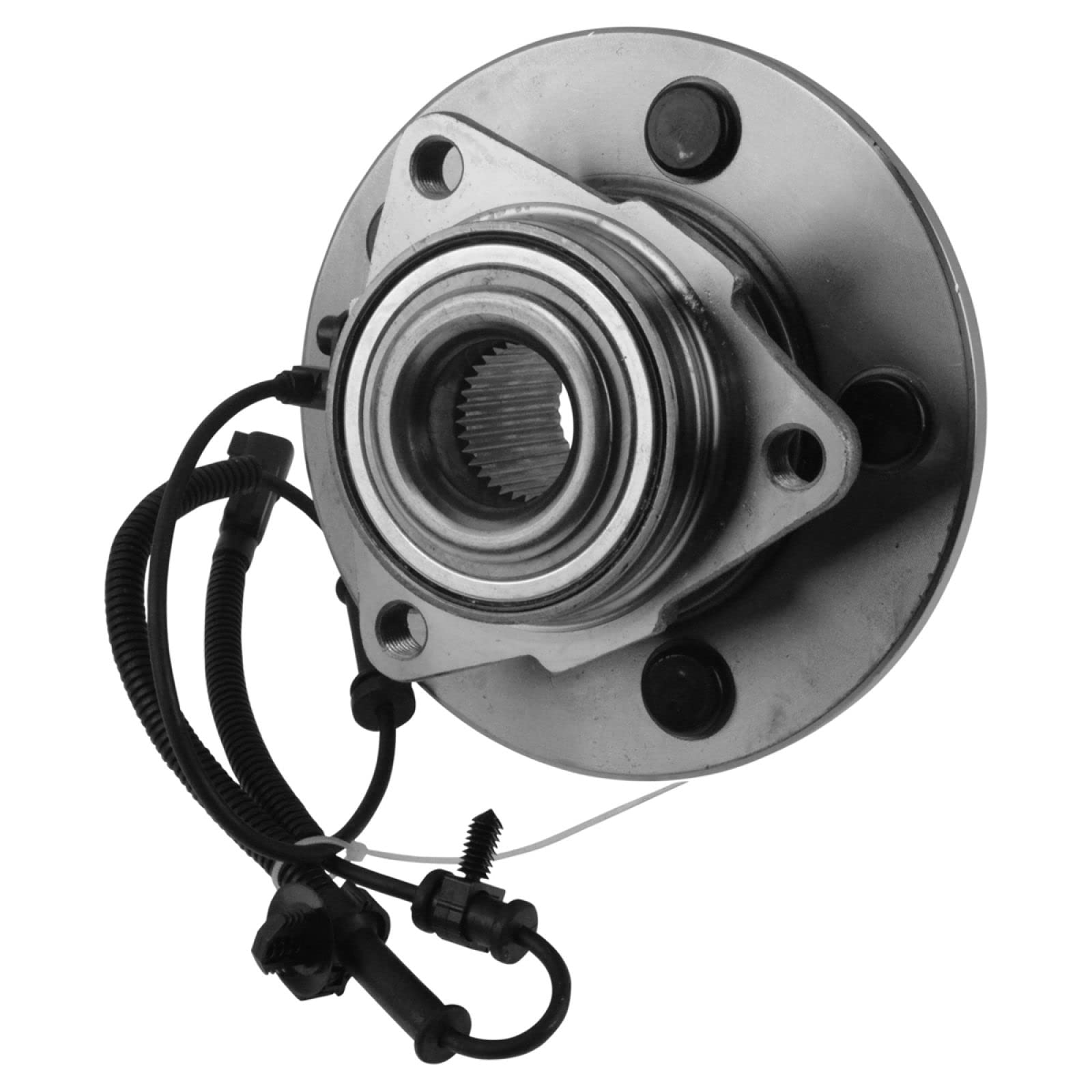 Trq Front Wheel Bearing & Hub Assembly With Abs Sensor Compatible With 2006-2009 Dodge Ram 1500