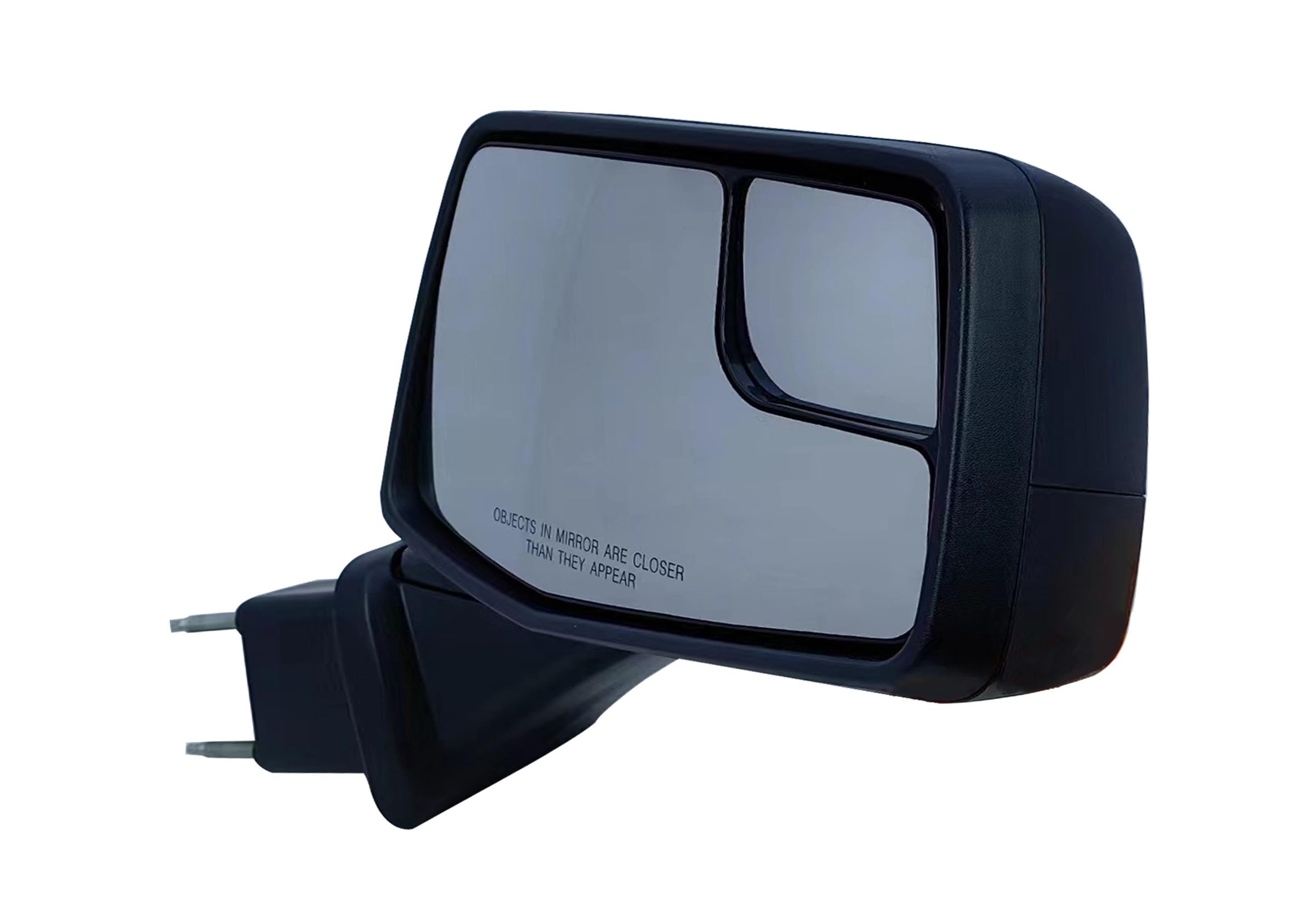 Passenger Right Side Door Mirror Textured Back Cover Power Heated Glass Manual Folding with Temperature and Blind Spot Glass Lig