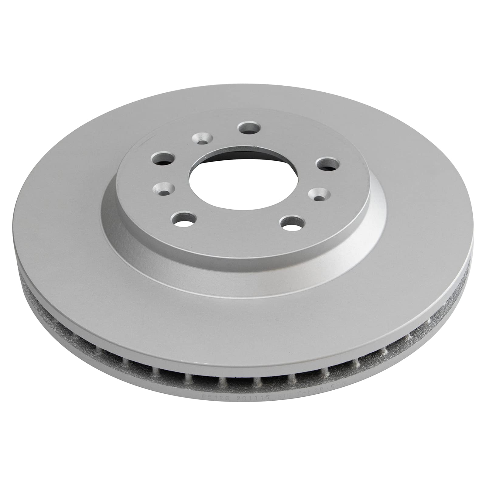 Trq Front Brake Pad & Rotor Kit Brake Pads Brake Rotor Ceramic Vented Premium G-Coated Compatible With 2006-2011 Buick Lucerne 2