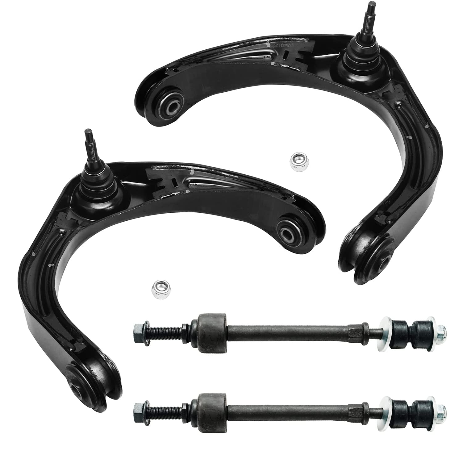 Detroit Axle - 4WD Front End Suspension Kit for 2006 2007 2008 Dodge Ram 1500 [5 Lug] 2 Upper Control Arms w/Ball Joints 2 Sway 