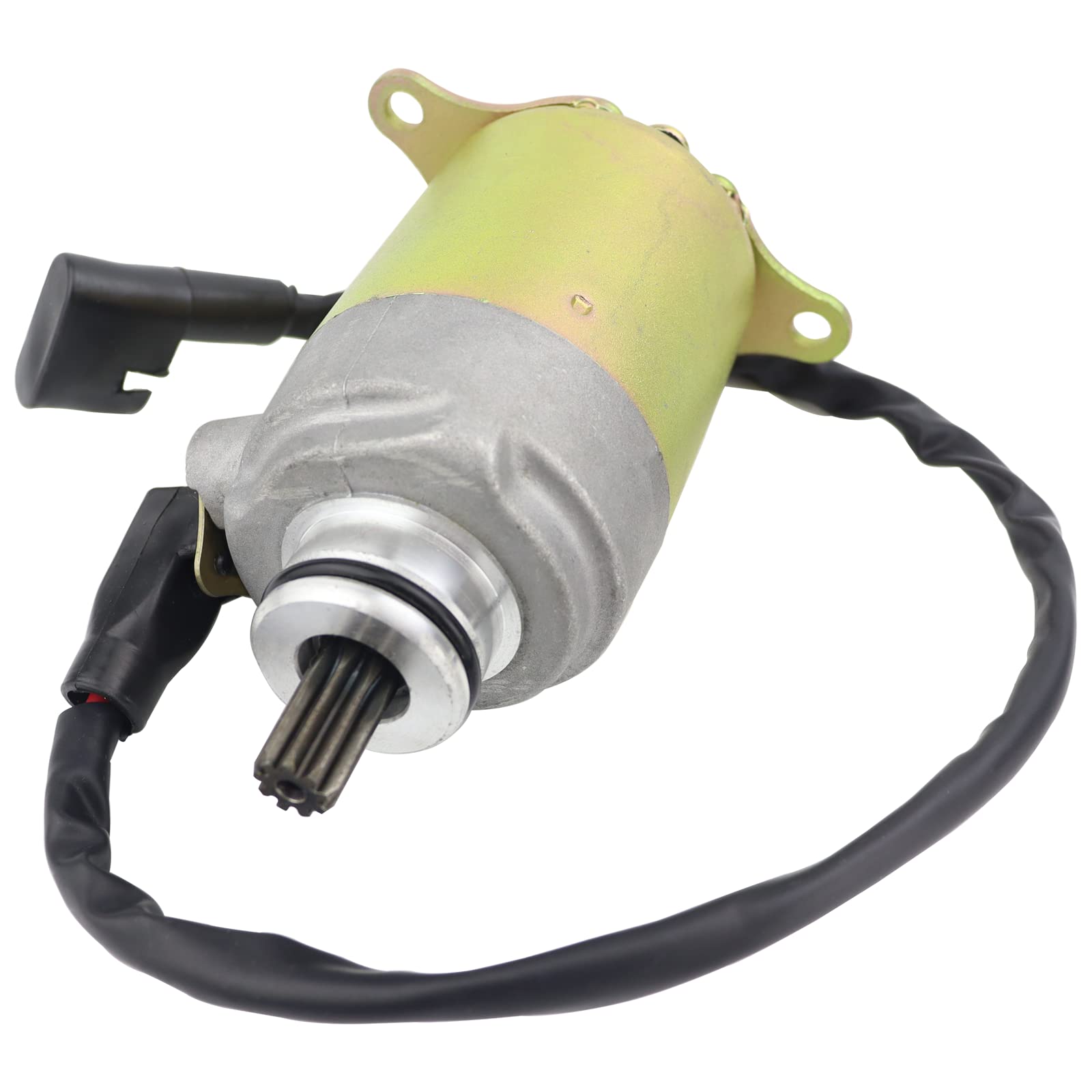 STABSOLI Starter Motor & Solenoid Relay Fit for GY6 Engine 125CC 150CC ATV Scooter Moped Go Kart Quad 4 Wheelers Taotao SUNL Coo
