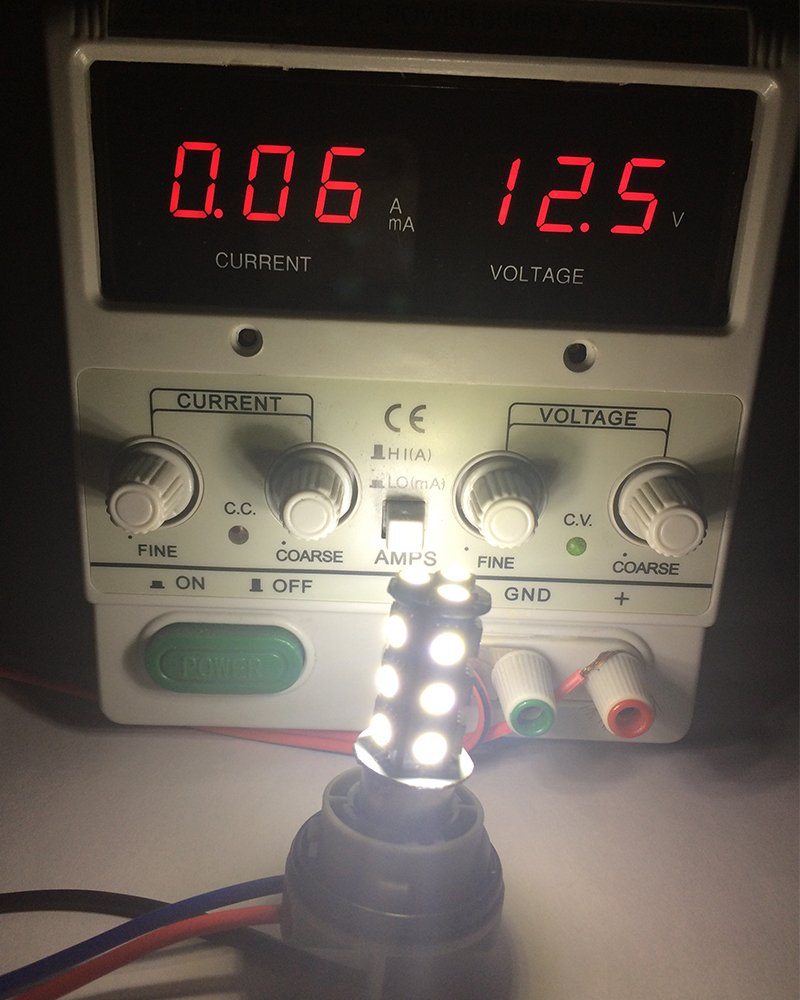 Blyilyb 6-Pack 6500K White 1157 2057 2357 7528 Bay15D Led Bulbs 5050 18-Smd Replacement Lamps For 12V Interior Rv Camper Trailer